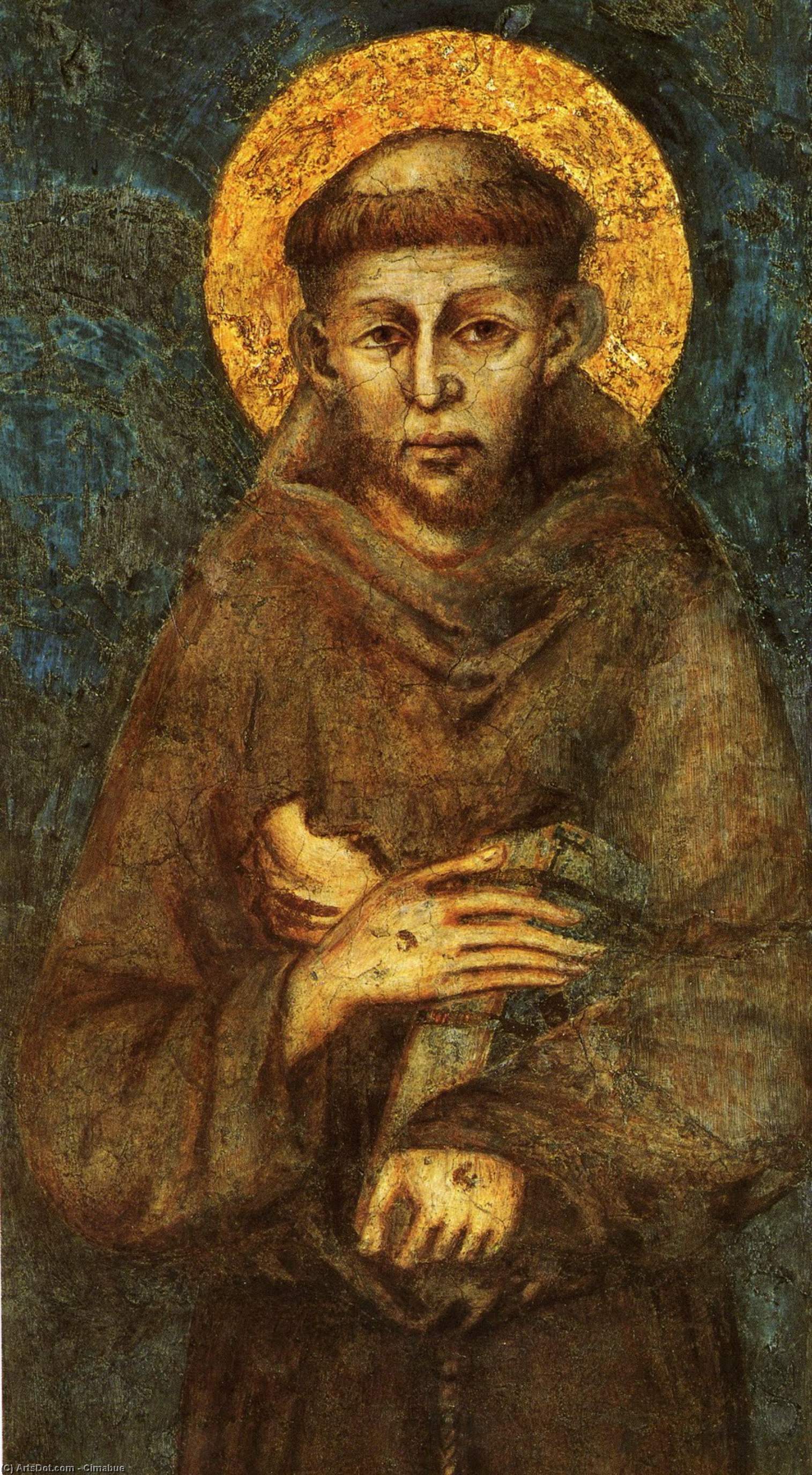 Saint Francis Of Assisi (detail) — Cimabue
