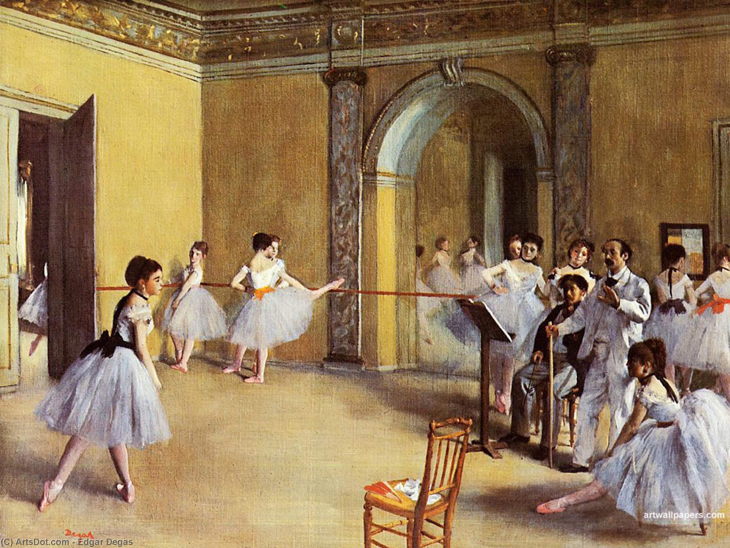 Dance Class At The Opera — Edgar Degas