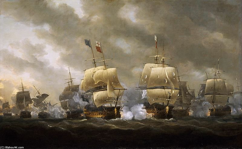 The Battle Of Quiberon Bay — Nicholas Pocock