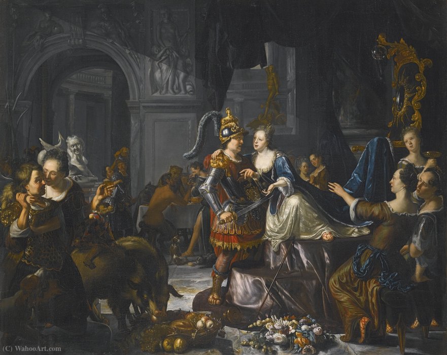 Circe And Odysseus — Matthijs Naiveu