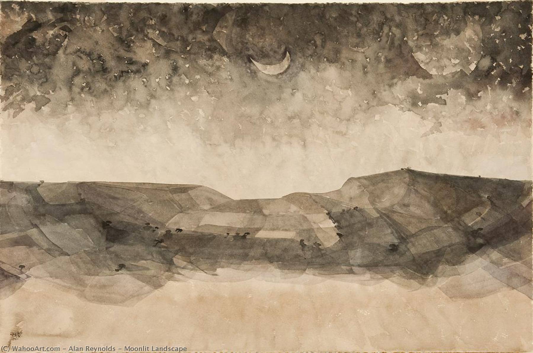 Moonlit Landscape — Alan Reynolds