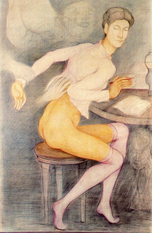 Roberte Attacked By Spirits — Balthus