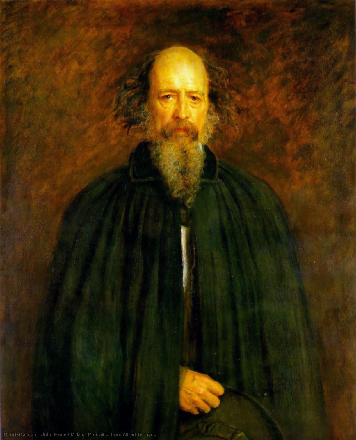Portrait Of Lord Alfred Tennyson — Sir John Everett Millais