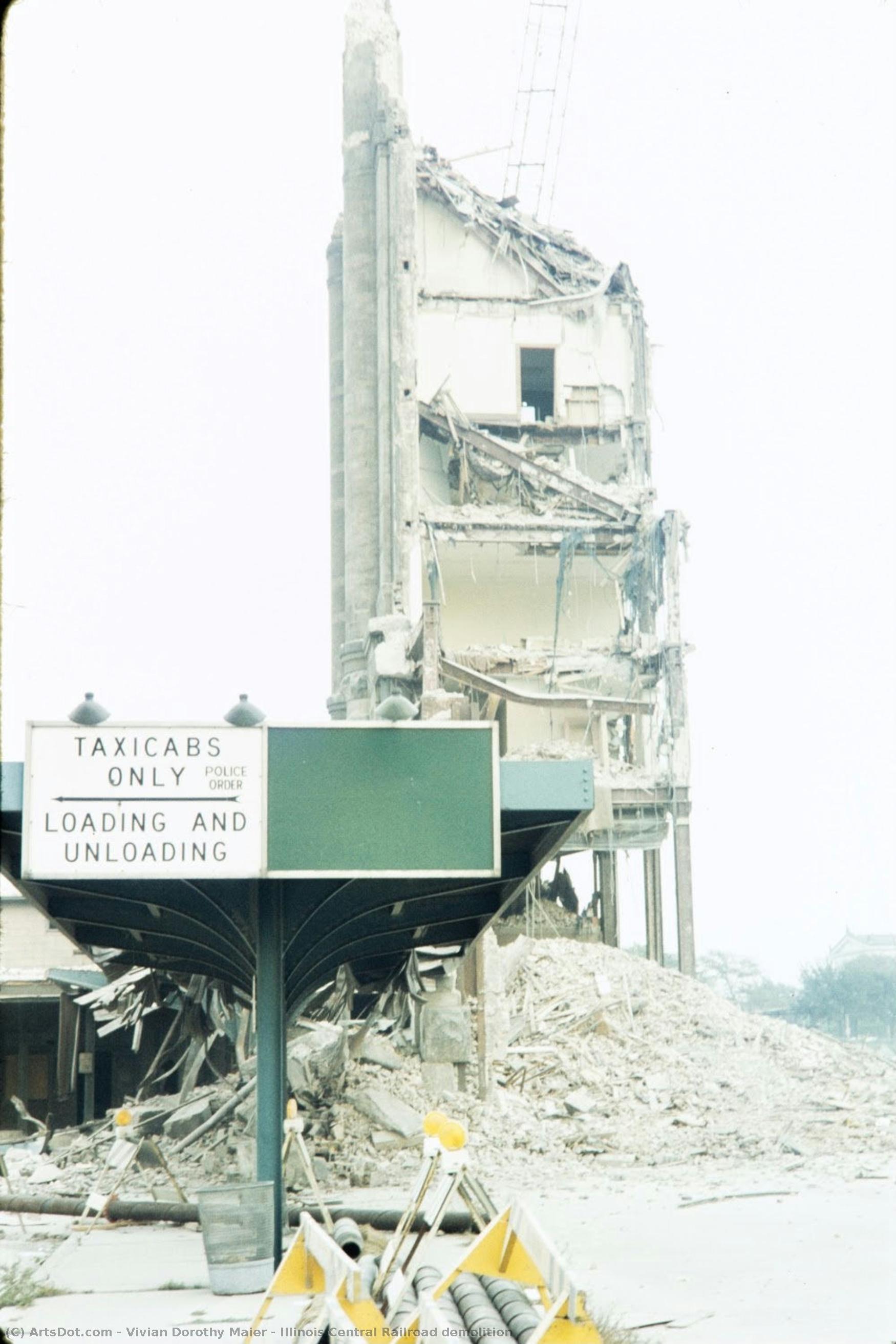 Illinois Central Railroad Demolition — Vivian Dorothy Maier