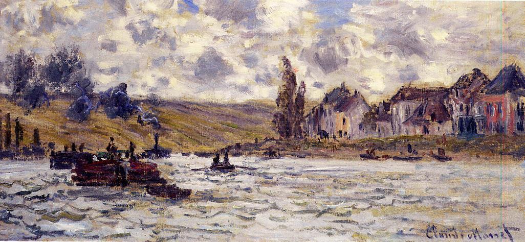 The Village Of Lavacourt — Claude Monet