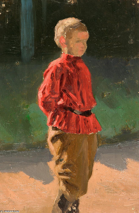 Study Of A Boy — Nicholas Roerich