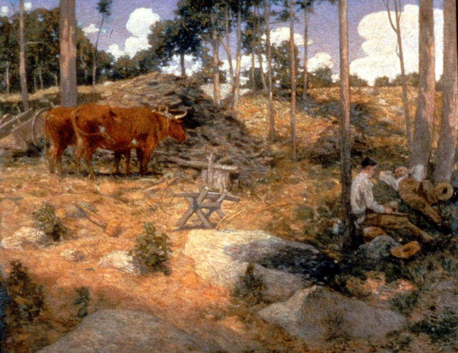 Noonday Rest In New England — Julian Alden Weir