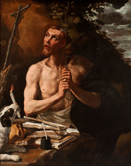 St Dominic In Penitence — Luis Tristán De Escamilla