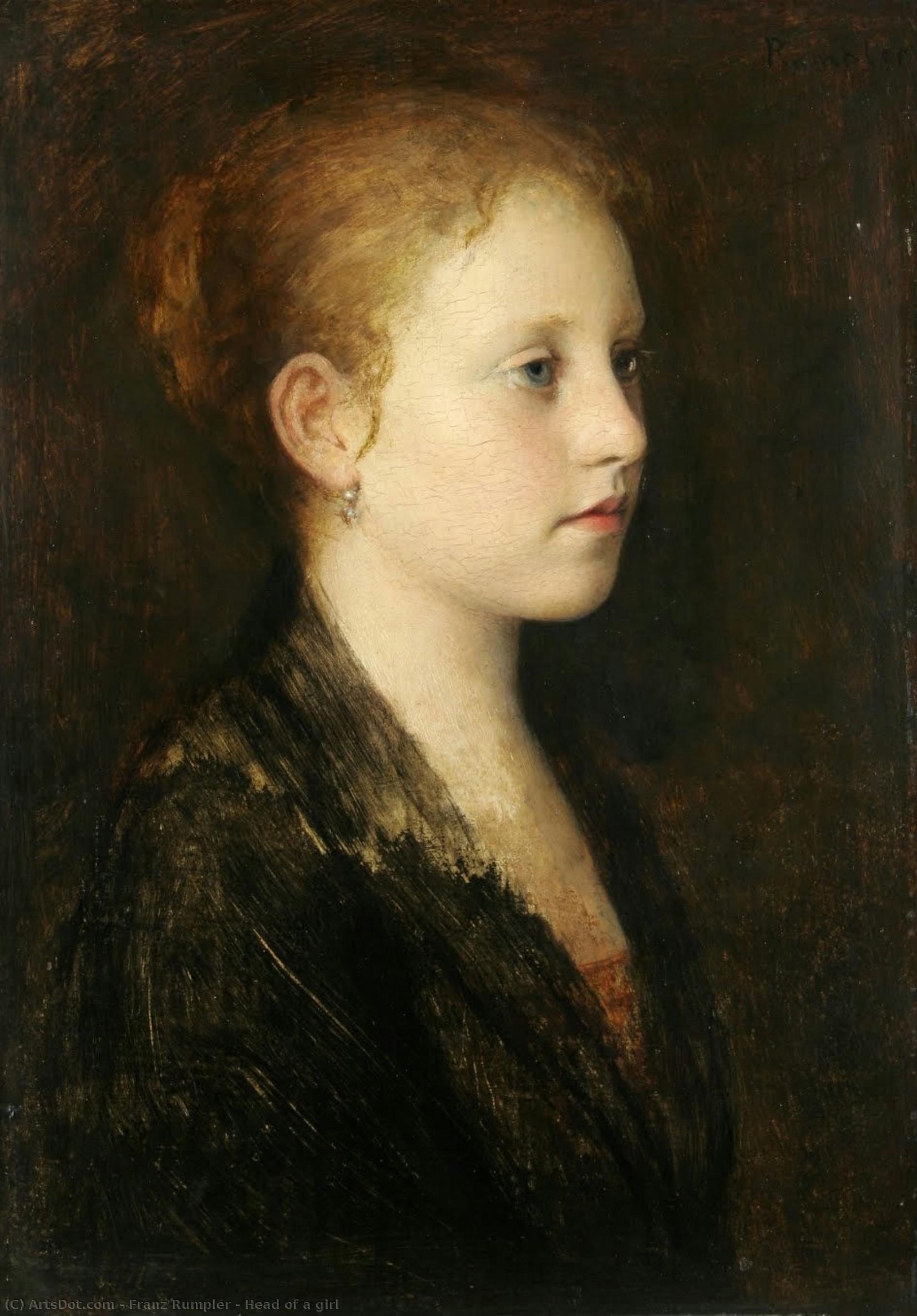 Head Of A Girl — Franz Rumpler