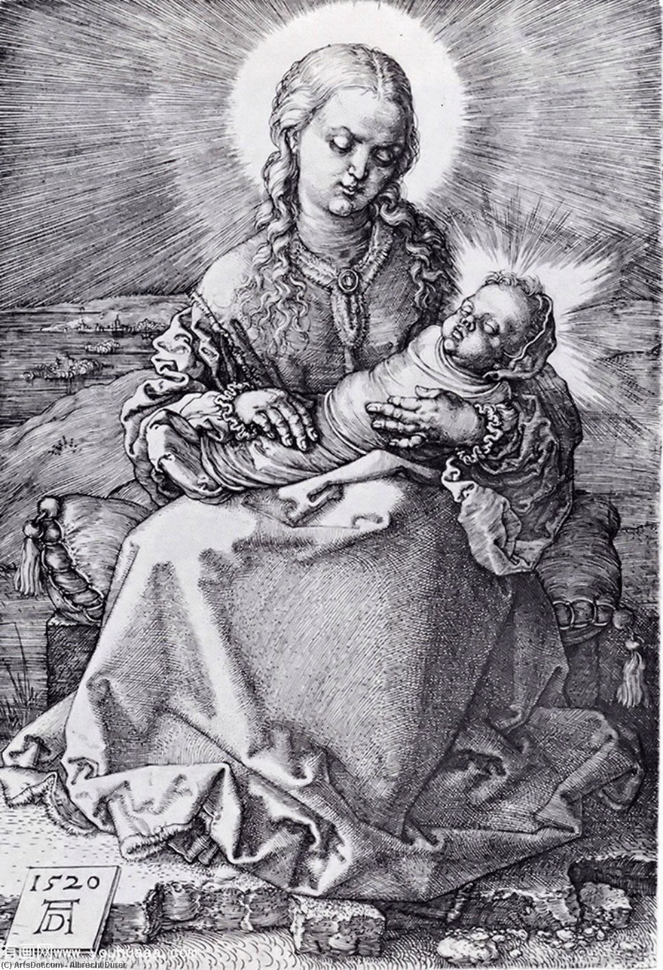 Madonna With The Swaddled Infant — Albrecht Dürer