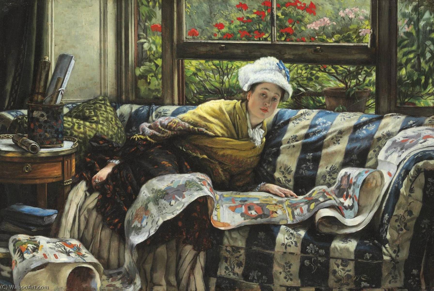 The Japanese Scroll — James Jaques Joseph Tissot