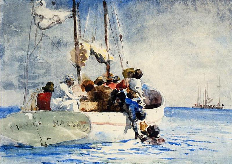 Sponge Fishing — Winslow Homer