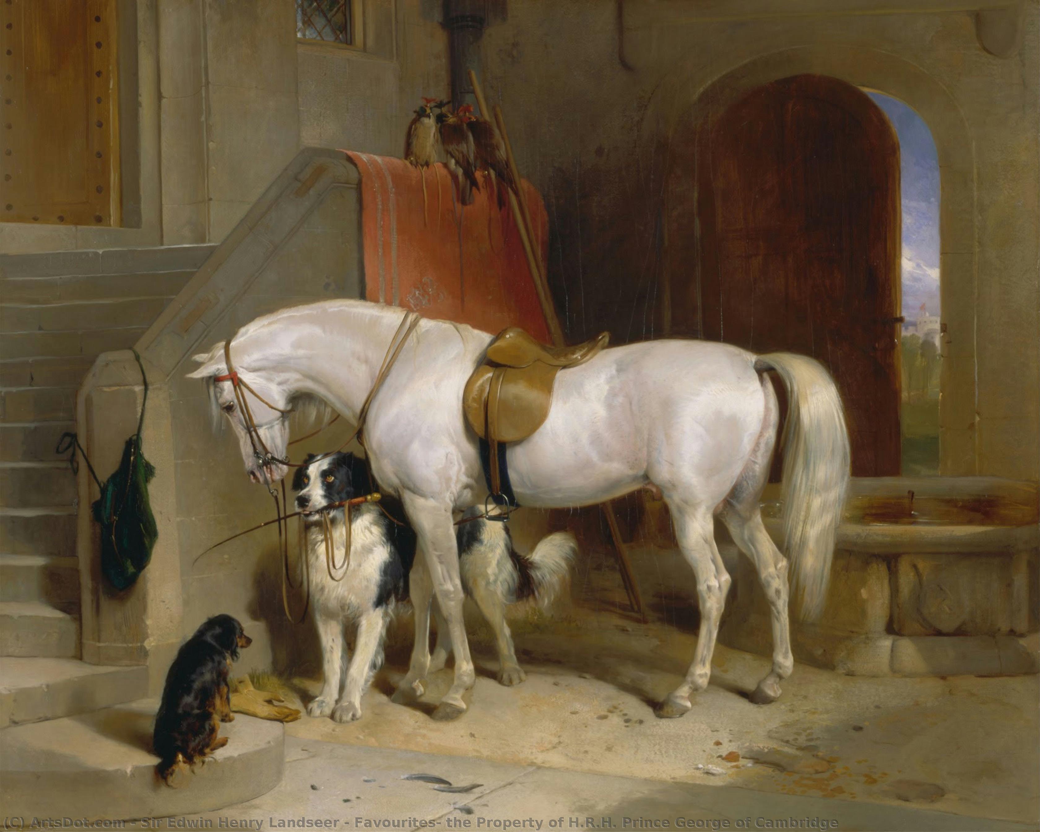 Lieblinge, Das Eigentum Seiner Königlichen Hoheit Prinz Georg Von Cambridge — Sir Edwin Henry Landseer