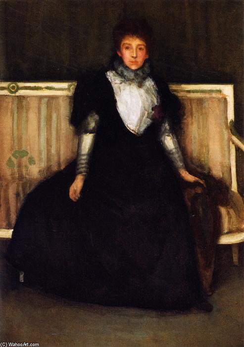 Green And Violet: Mrs. Walter Sickert — James Abbott Mcneill Whistler
