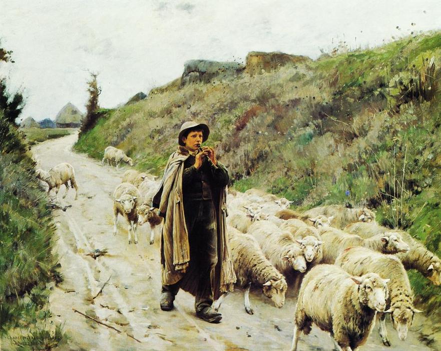 Return Of The Flock — Charles Sprague Pearce
