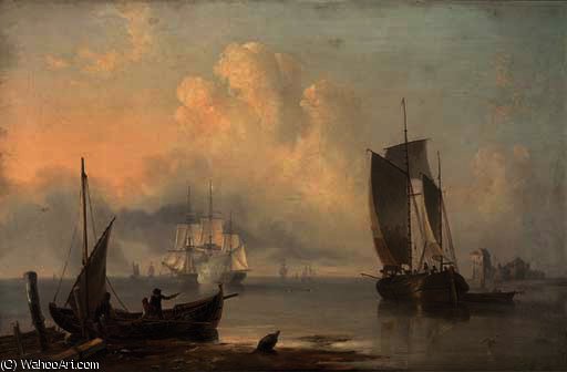 Announcing Their Departure From The Anchorage — John Wilson Carmichael