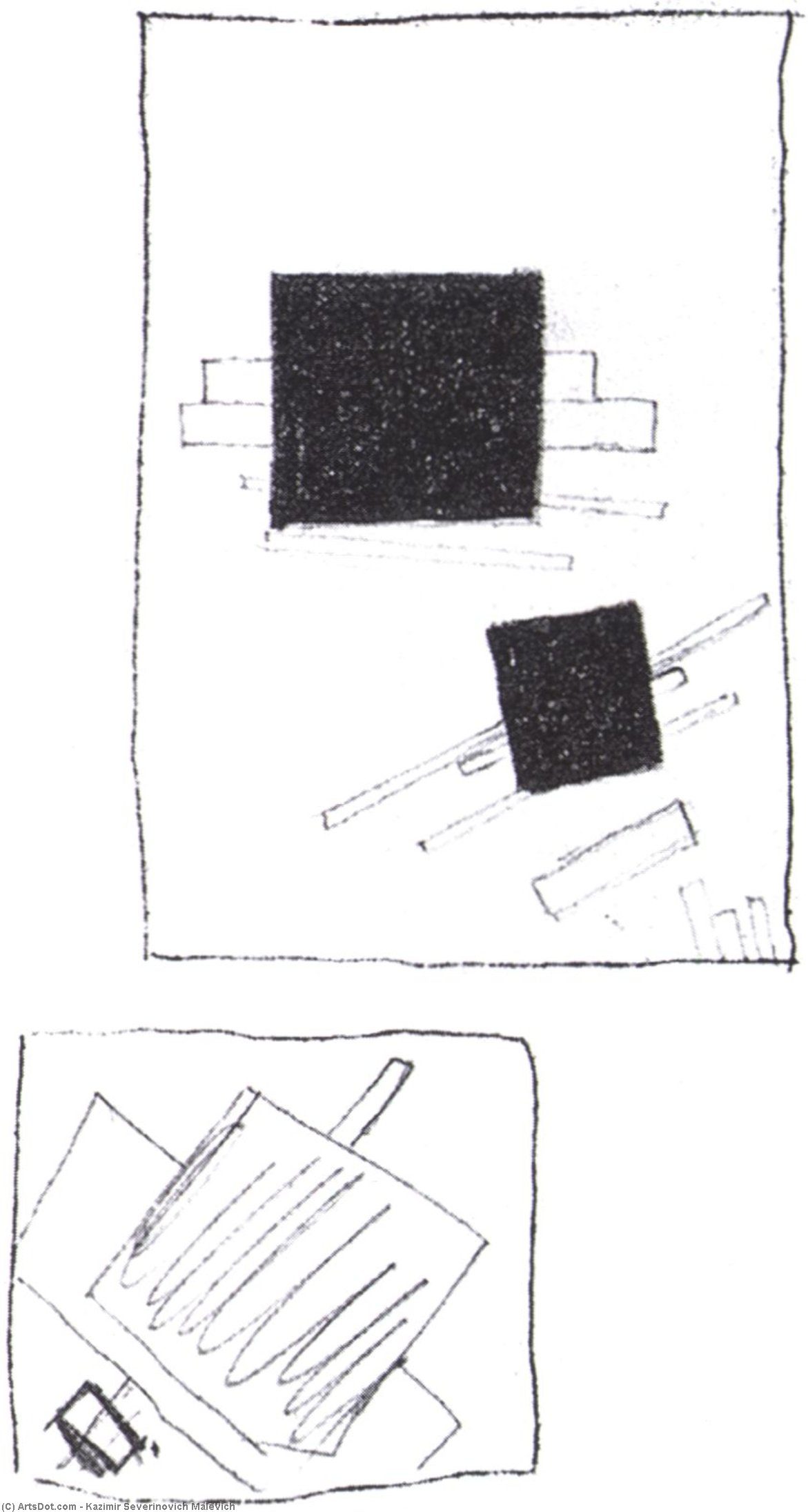 Two Squares — Kazimir Malevich