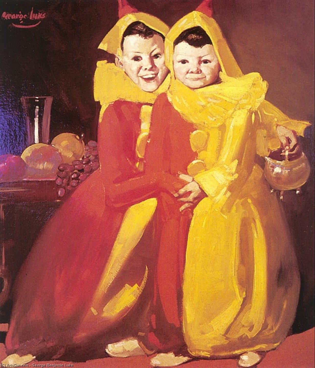 Jack And Russell Burke — George Benjamin Luks