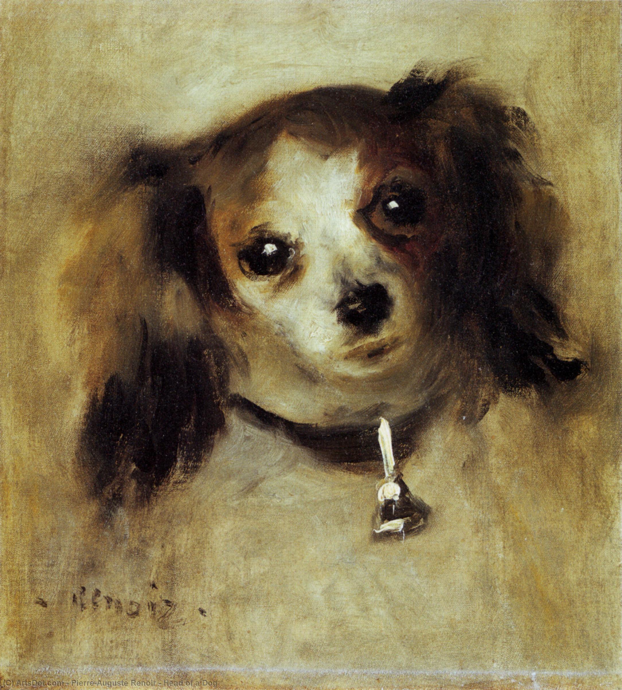 Head Of A Dog — Pierre-auguste Renoir