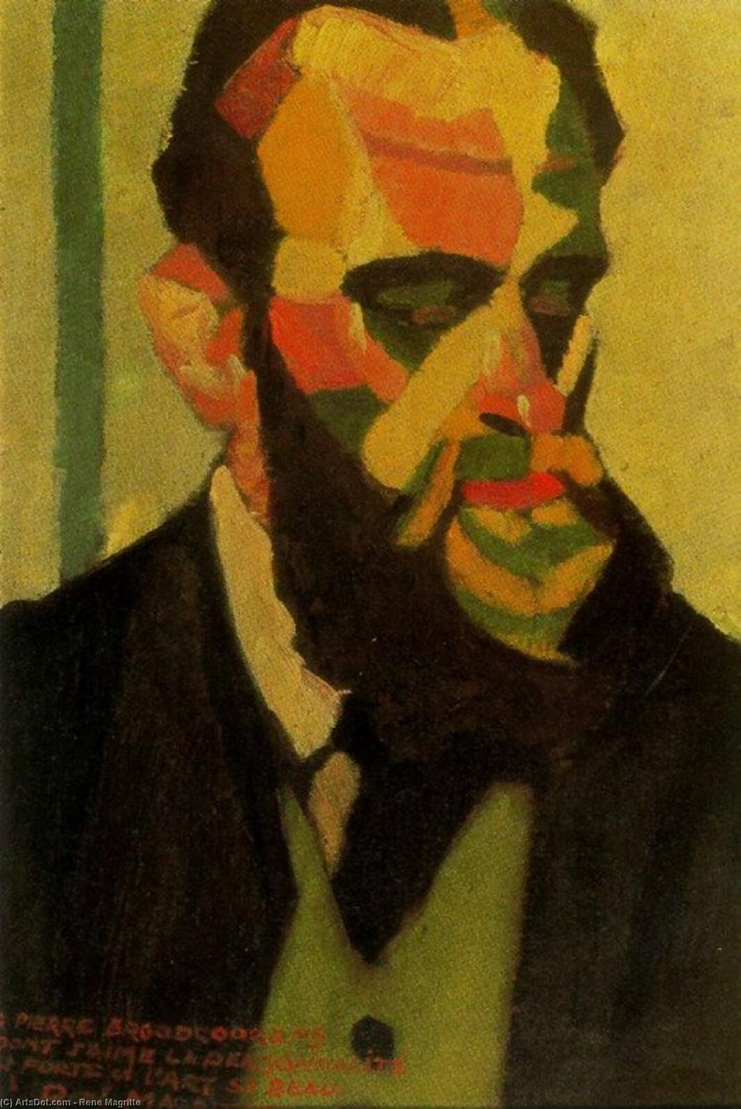 Portrait Of Pierre Broodcoorens — René Magritte