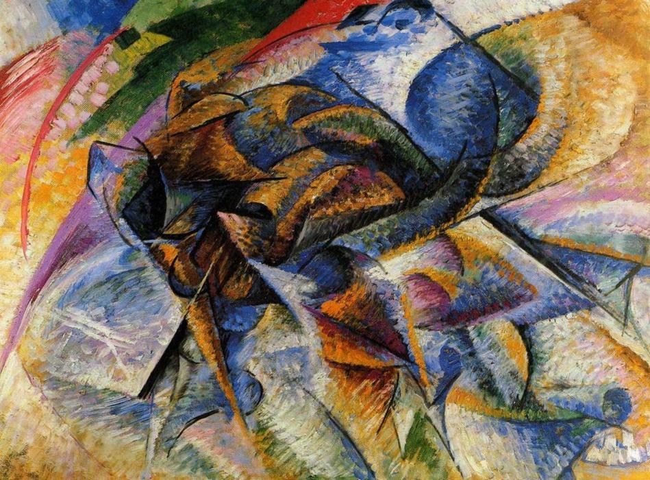 Dynamism Of A Biker — Umberto Boccioni