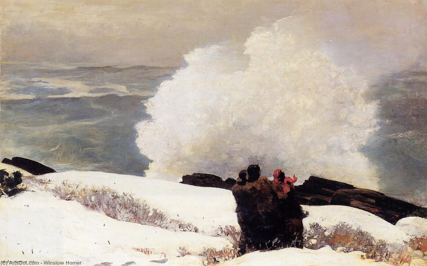 Watching The Breaker - A High Sea — Winslow Homer