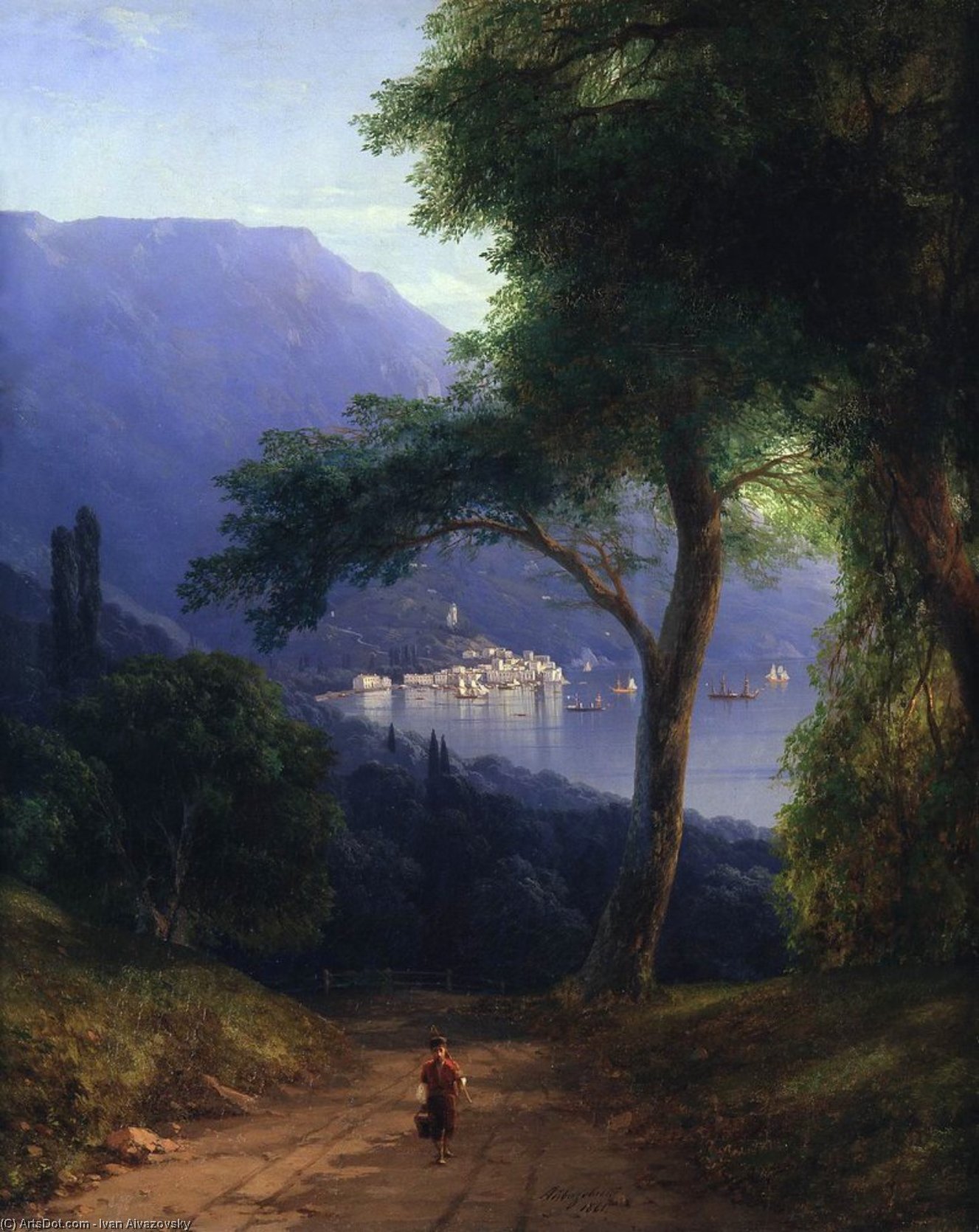 View From Livadia — Ivan Konstantinovich Aivazovsky