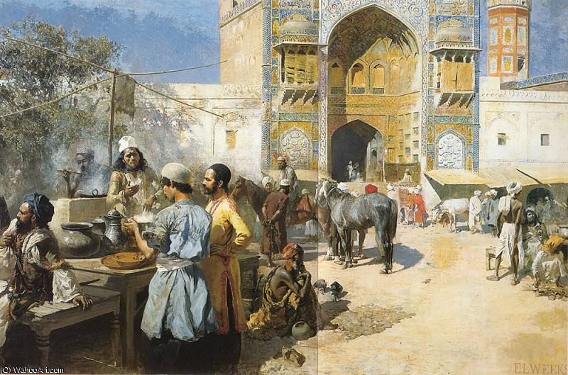 An Open-air Restaurant Lahore — Edwin Lord Weeks