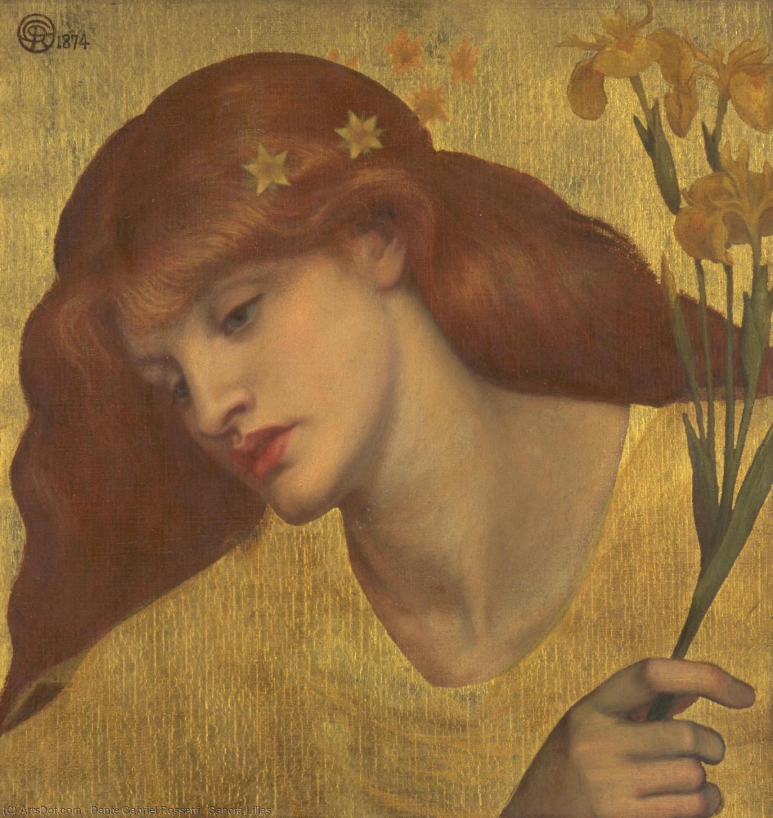 Sancta Lilias — Dante Gabriel Rossetti