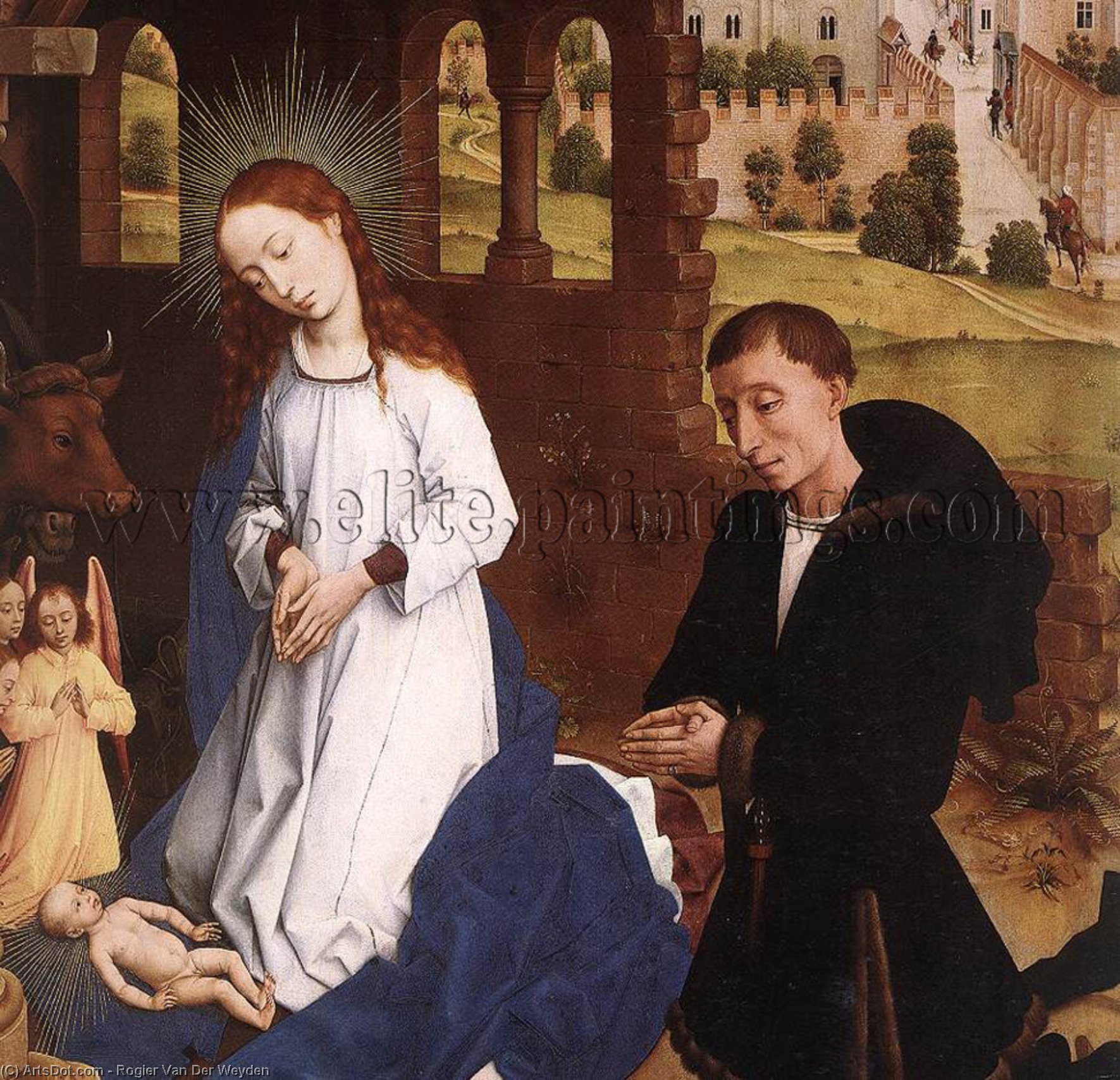 Pierre Bladelin Triptych (detail) — Rogier Van Der Weyden