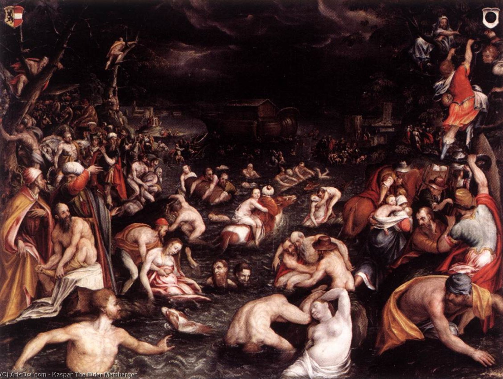 Noah's Ark Cycle: 3. The Flood — Kaspar The Elder Memberger
