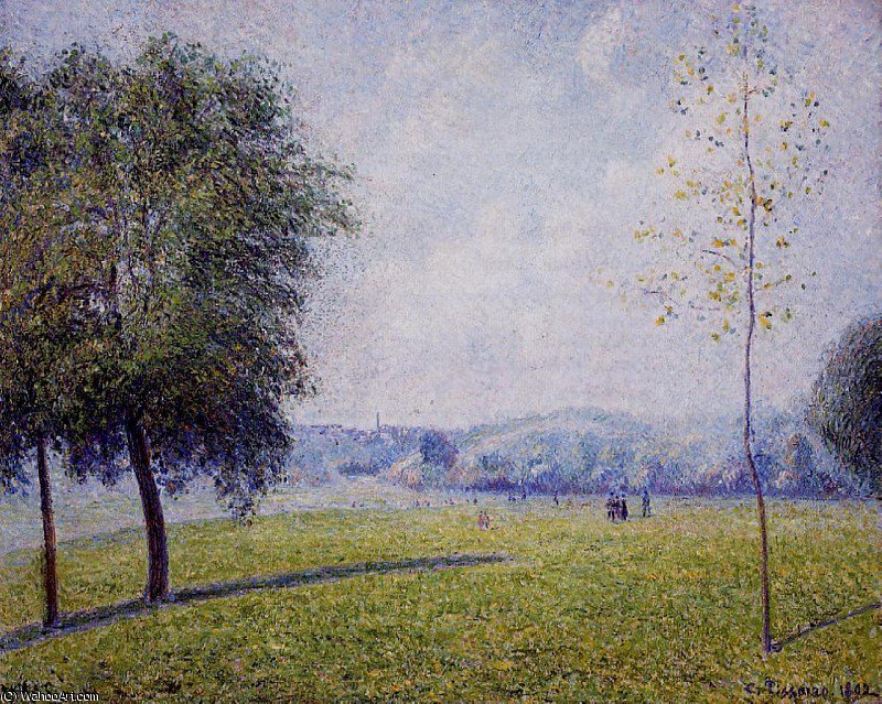 Primrose Hill, Regents Park. — Camille Pissarro