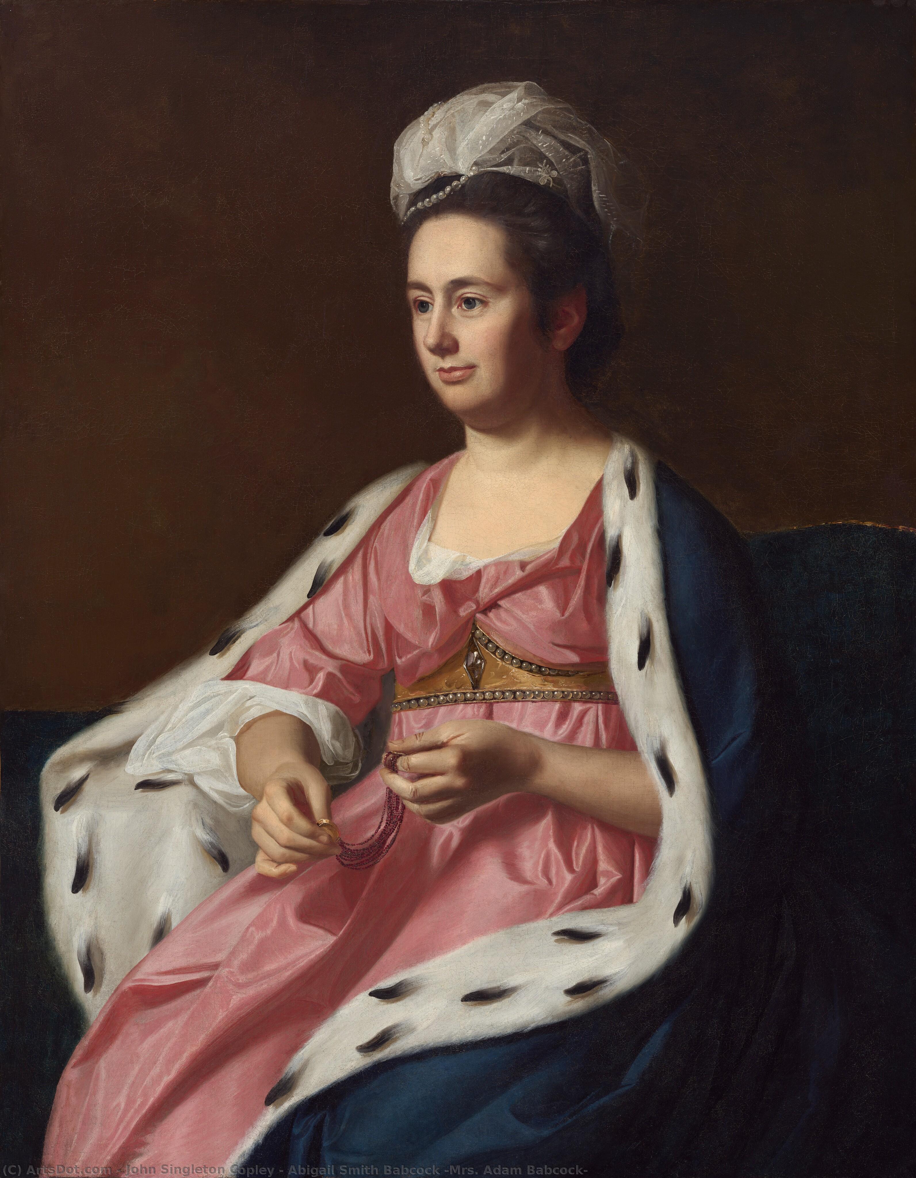 Abigail Smith Babcock (mrs. Adam Babcock) — John Singleton Copley