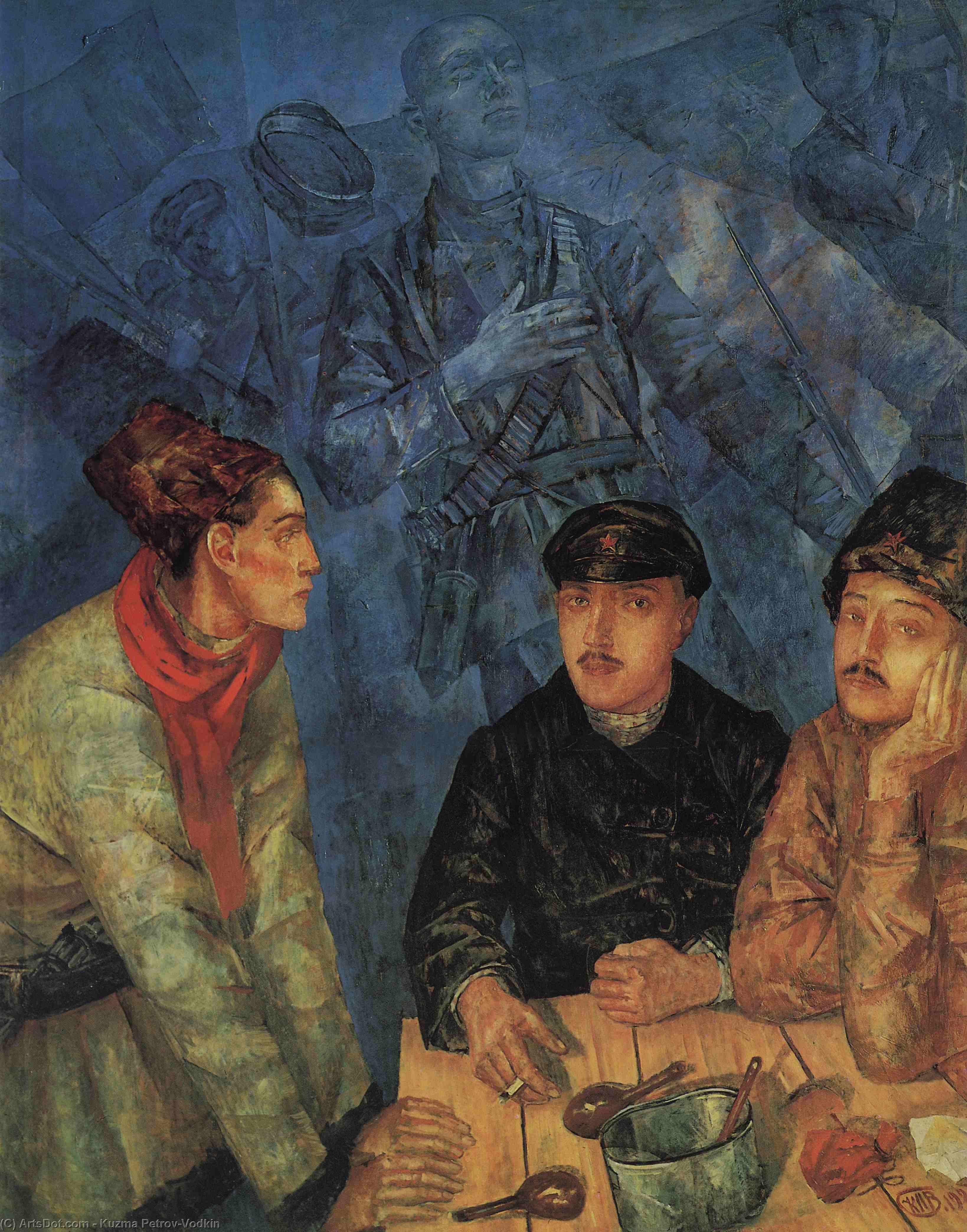 After The Battle — Kuzma Petrov-vodkin