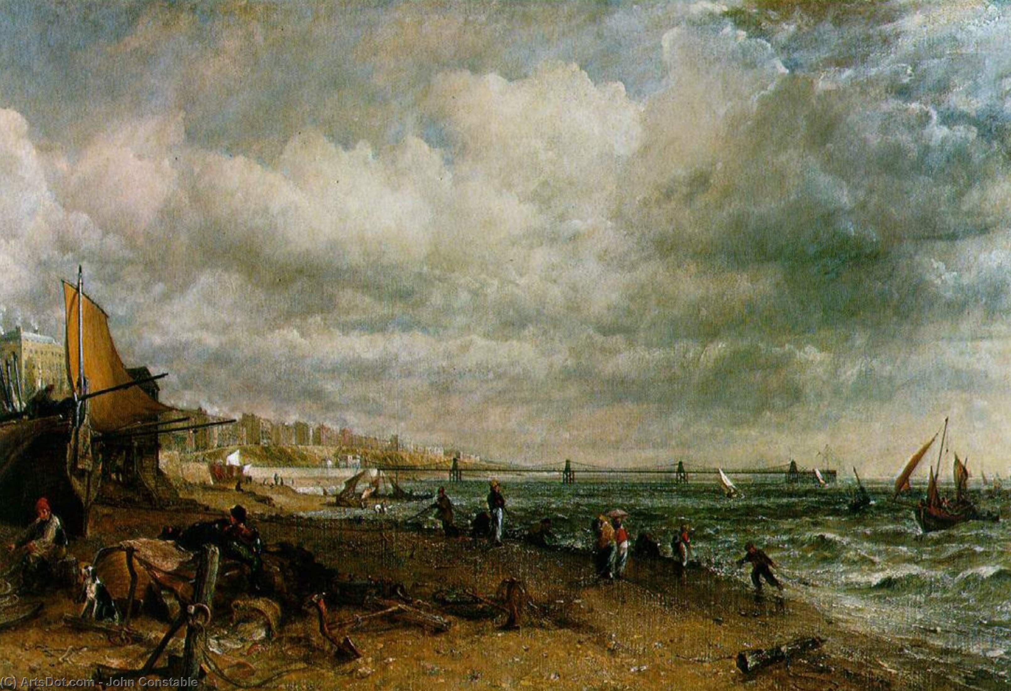 Chain Pier, Brighton — John Constable