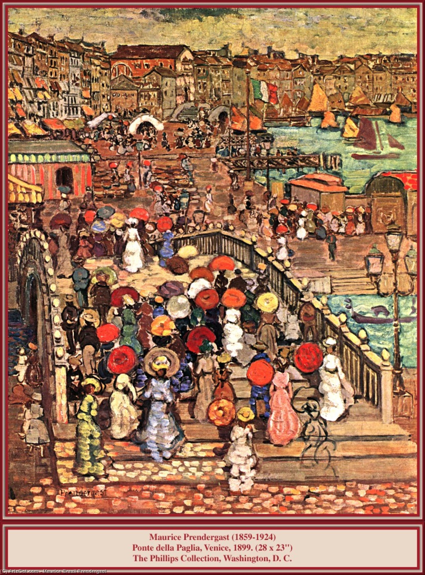 Ponte Della Paglia — Maurice Brazil Prendergast