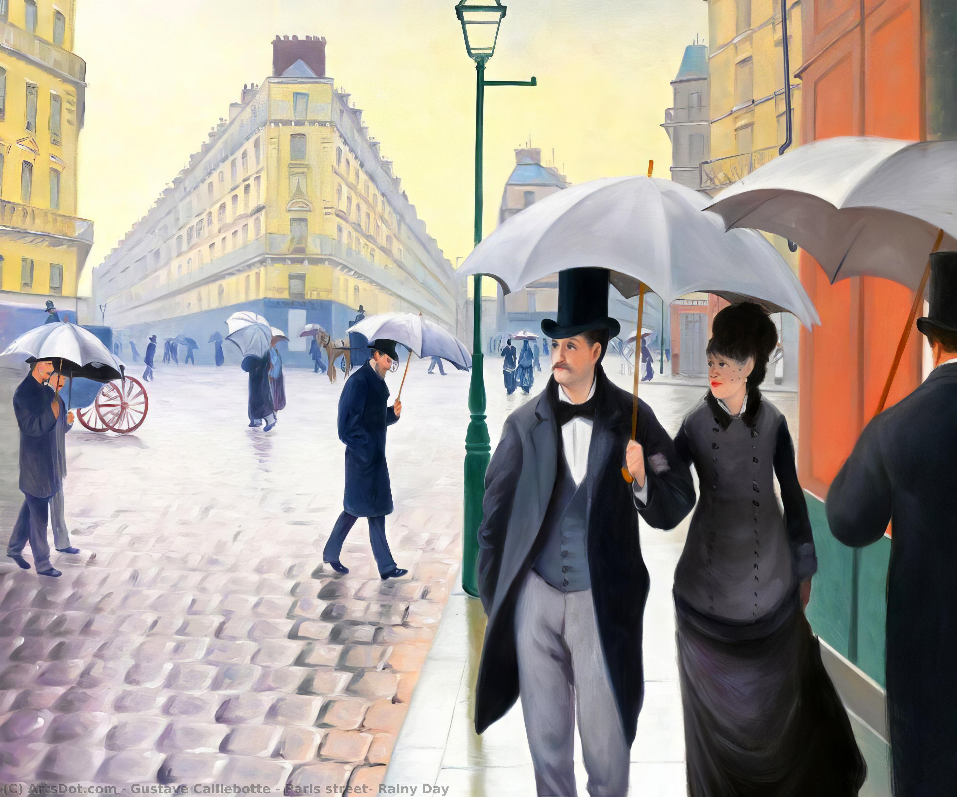 Paris Street, Rainy Day — Gustave Caillebotte