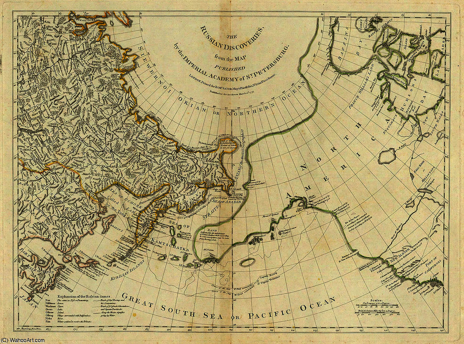 The Russian Discoveries — Thomas Jefferys