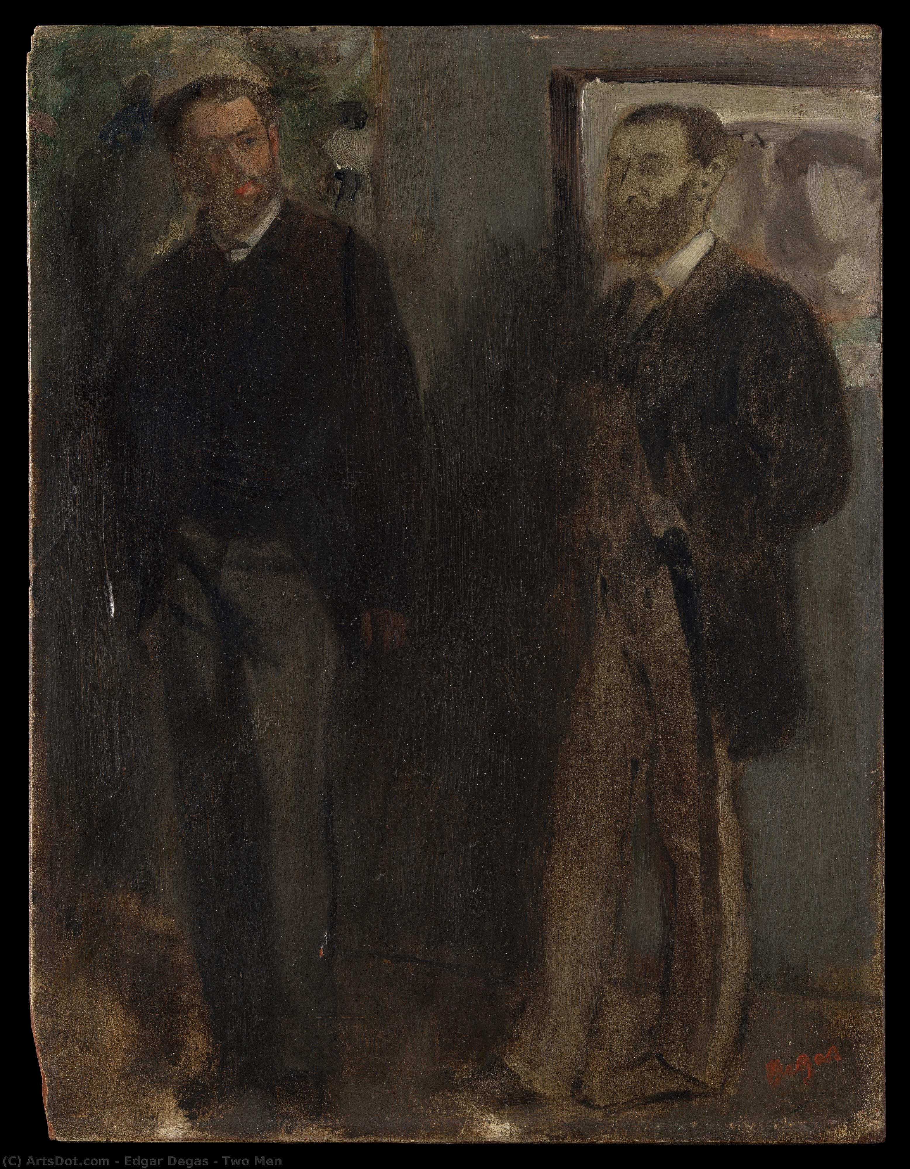 Two Men — Edgar Degas
