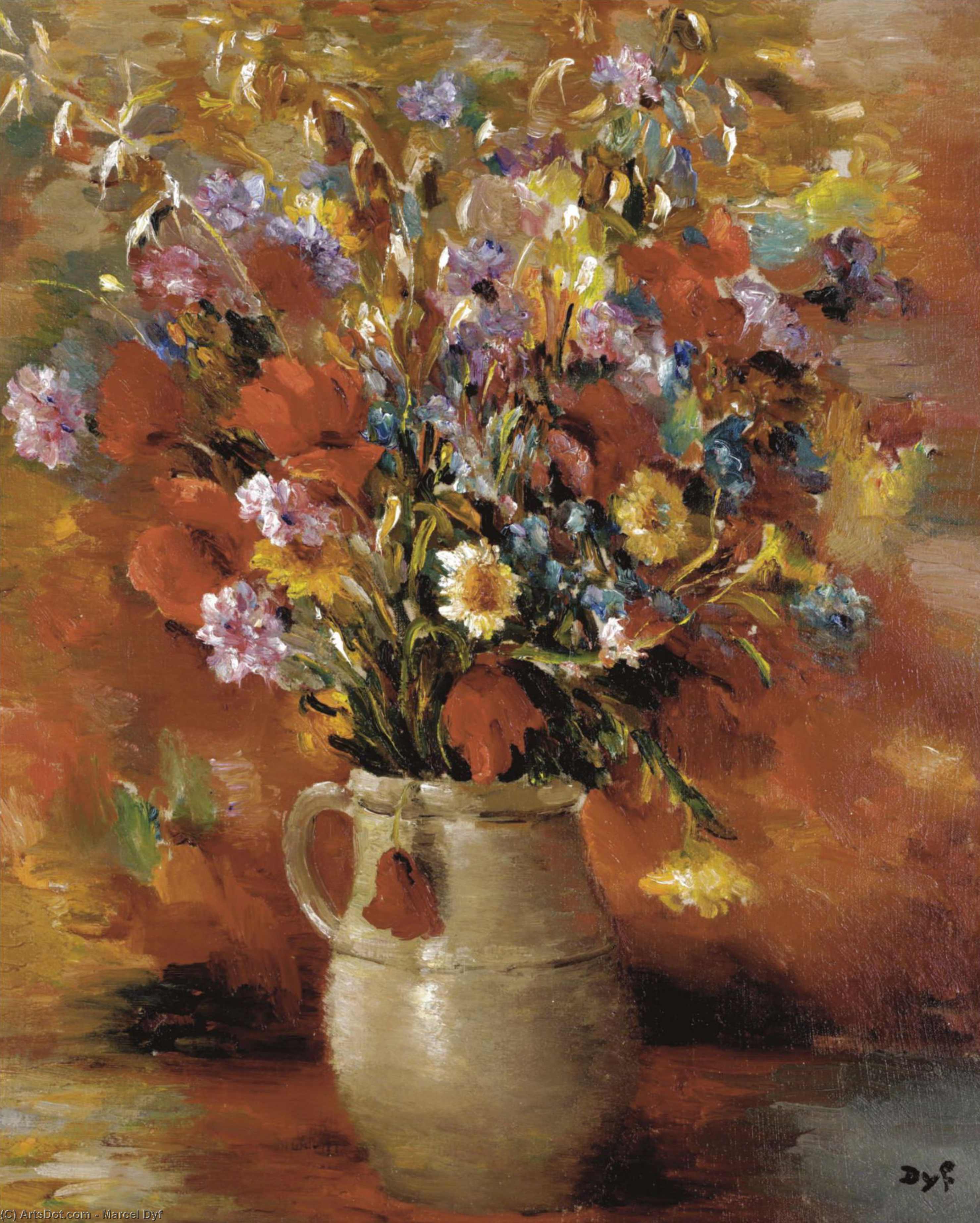 Vase Of Flowers, (1935) — Marcel Dyf