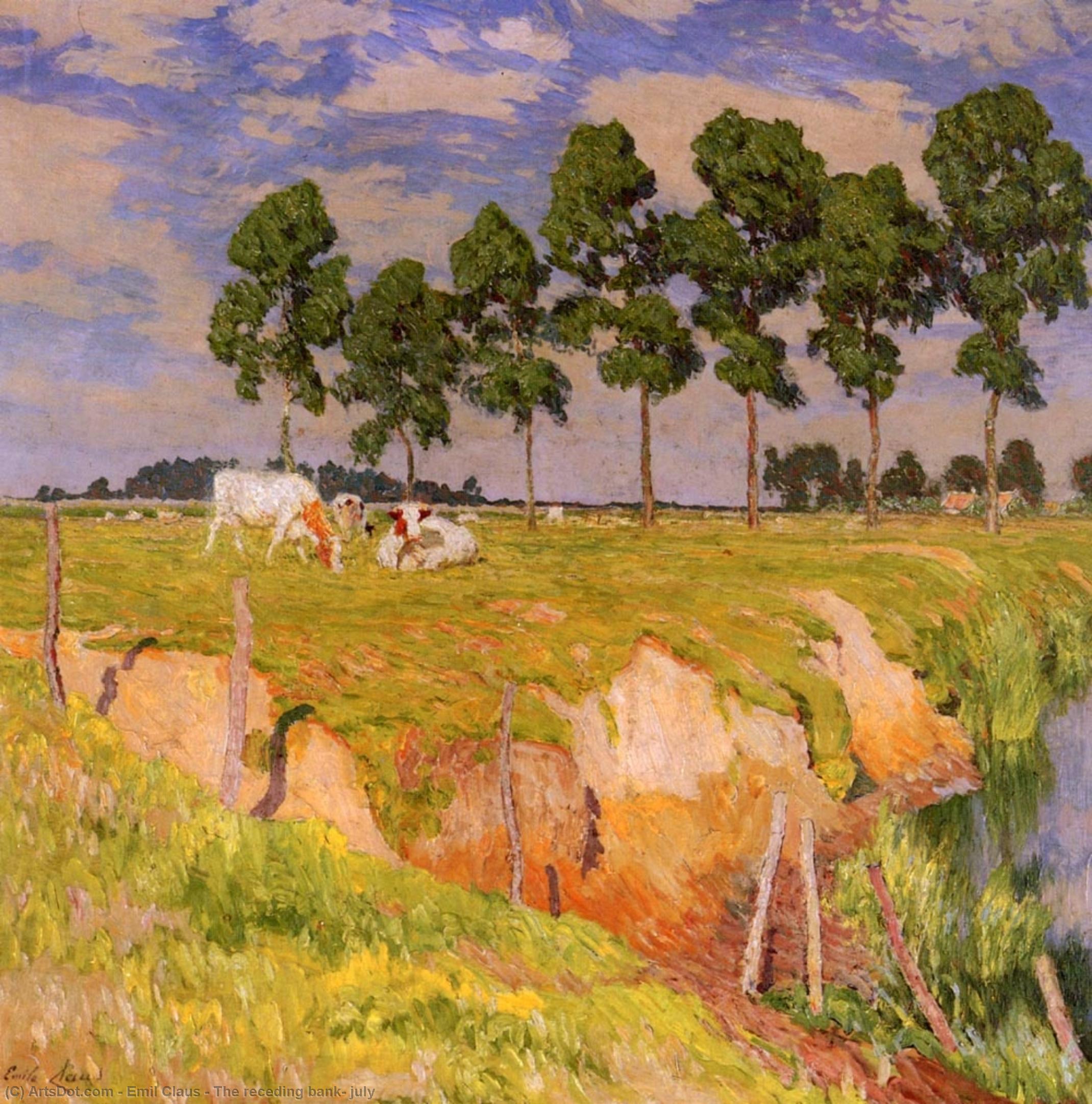 The Receding Bank, July — Emil Claus