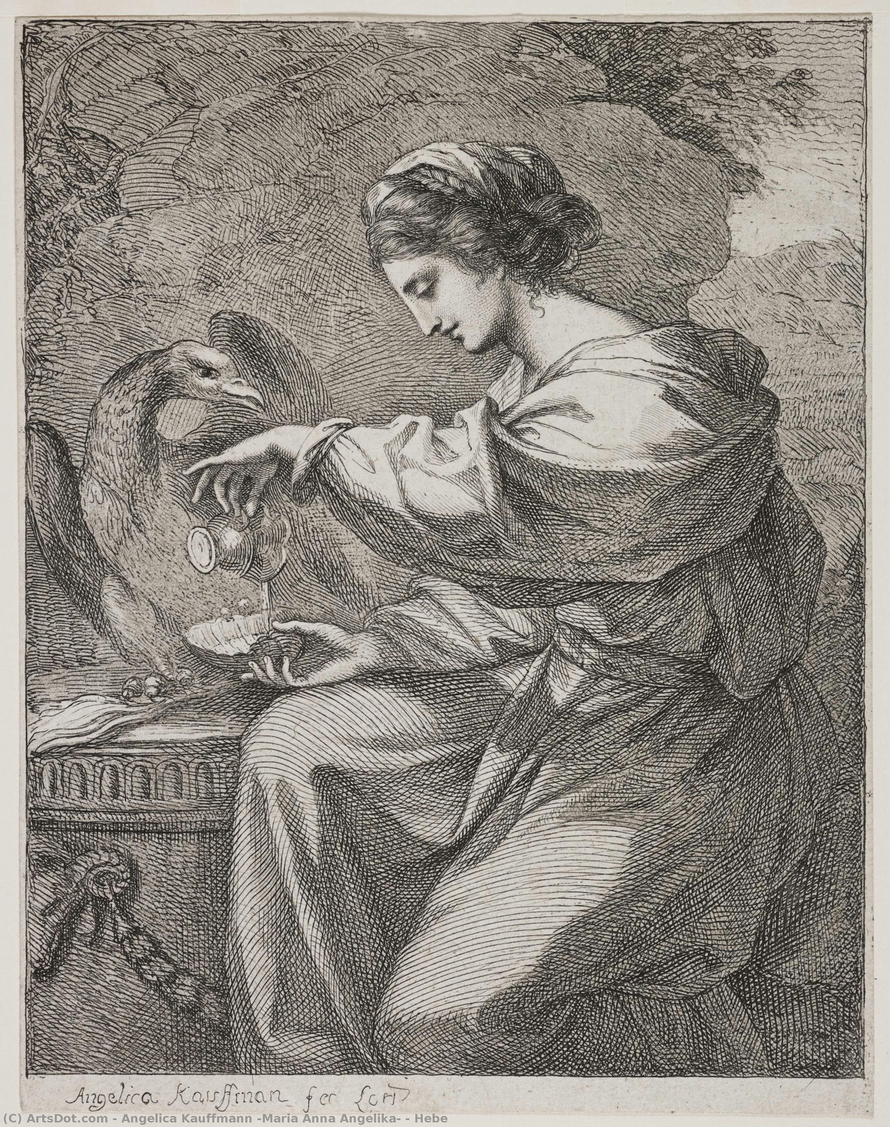 Hebe — Angelica Kauffmann (maria Anna Angelika)
