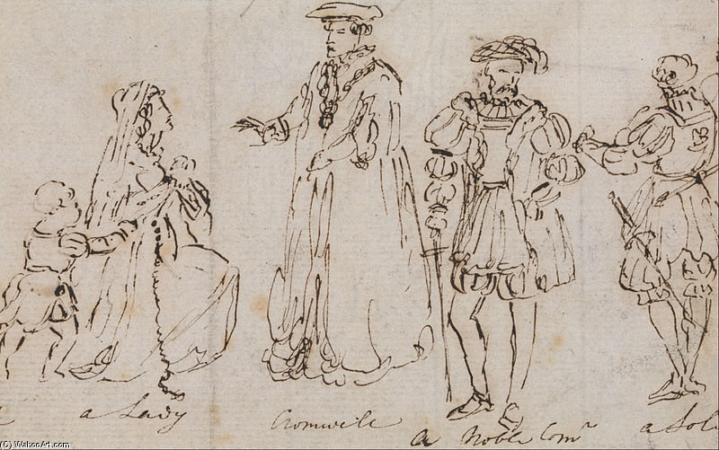 Study Of 16th Century Costumes — Charles Robert Leslie