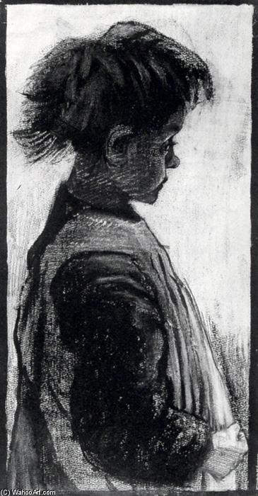 Girl With Pinafore, Half-figure — Vincent Willem Van Gogh