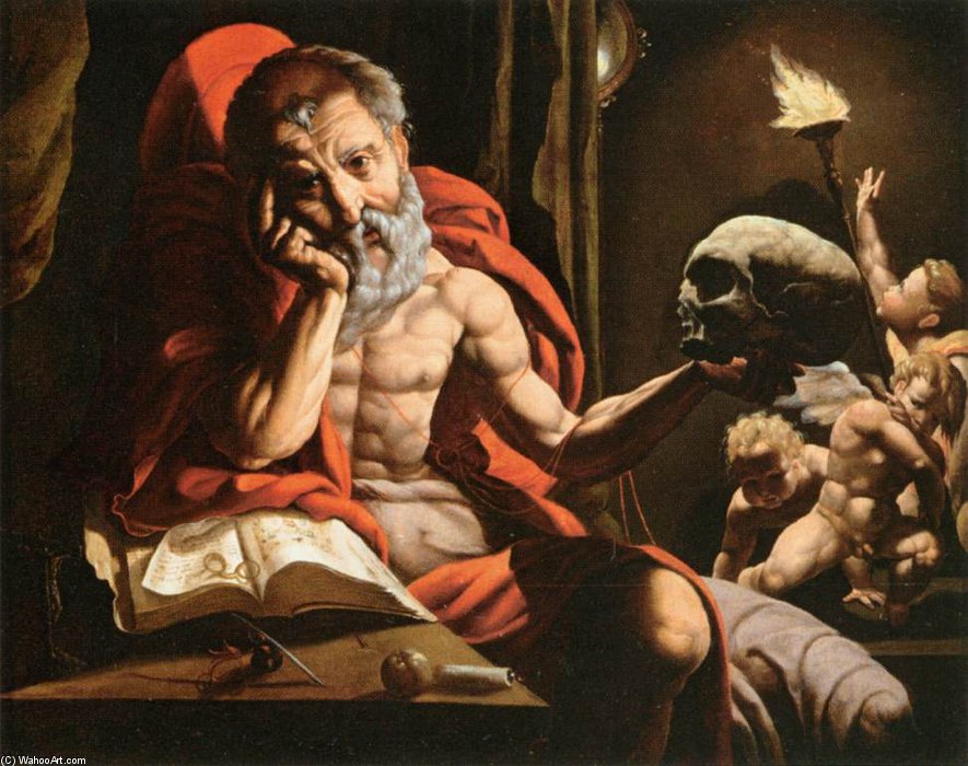 St Jerome Meditating — Jan Cornelisz Vermeyen (jan Mayo)