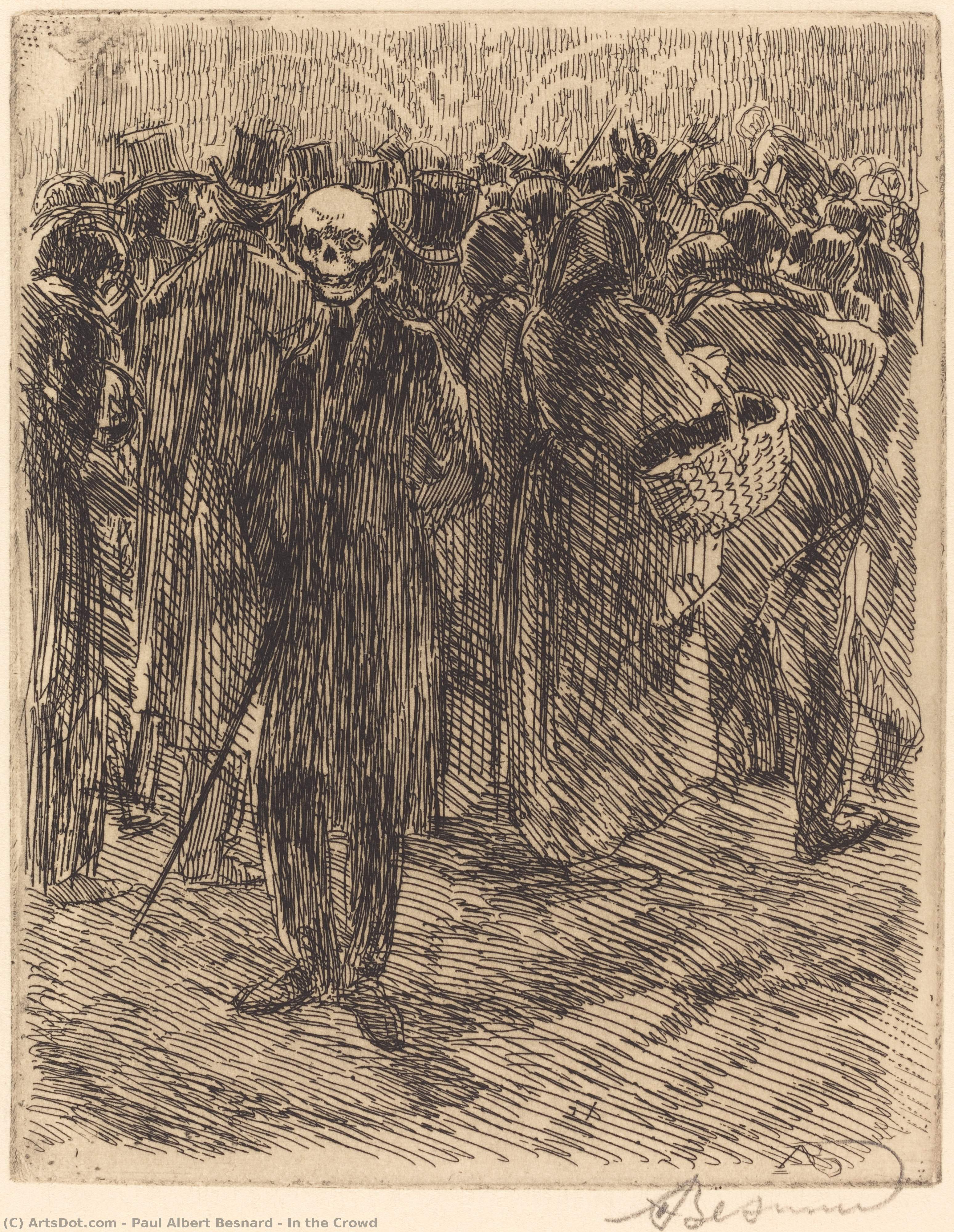 In The Crowd — Paul Albert Besnard