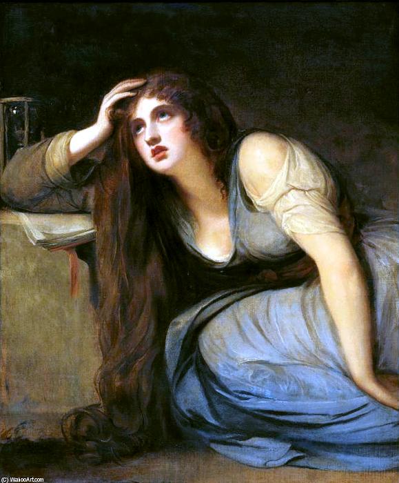 Lady Hamilton As The Magdalene — George Romney
