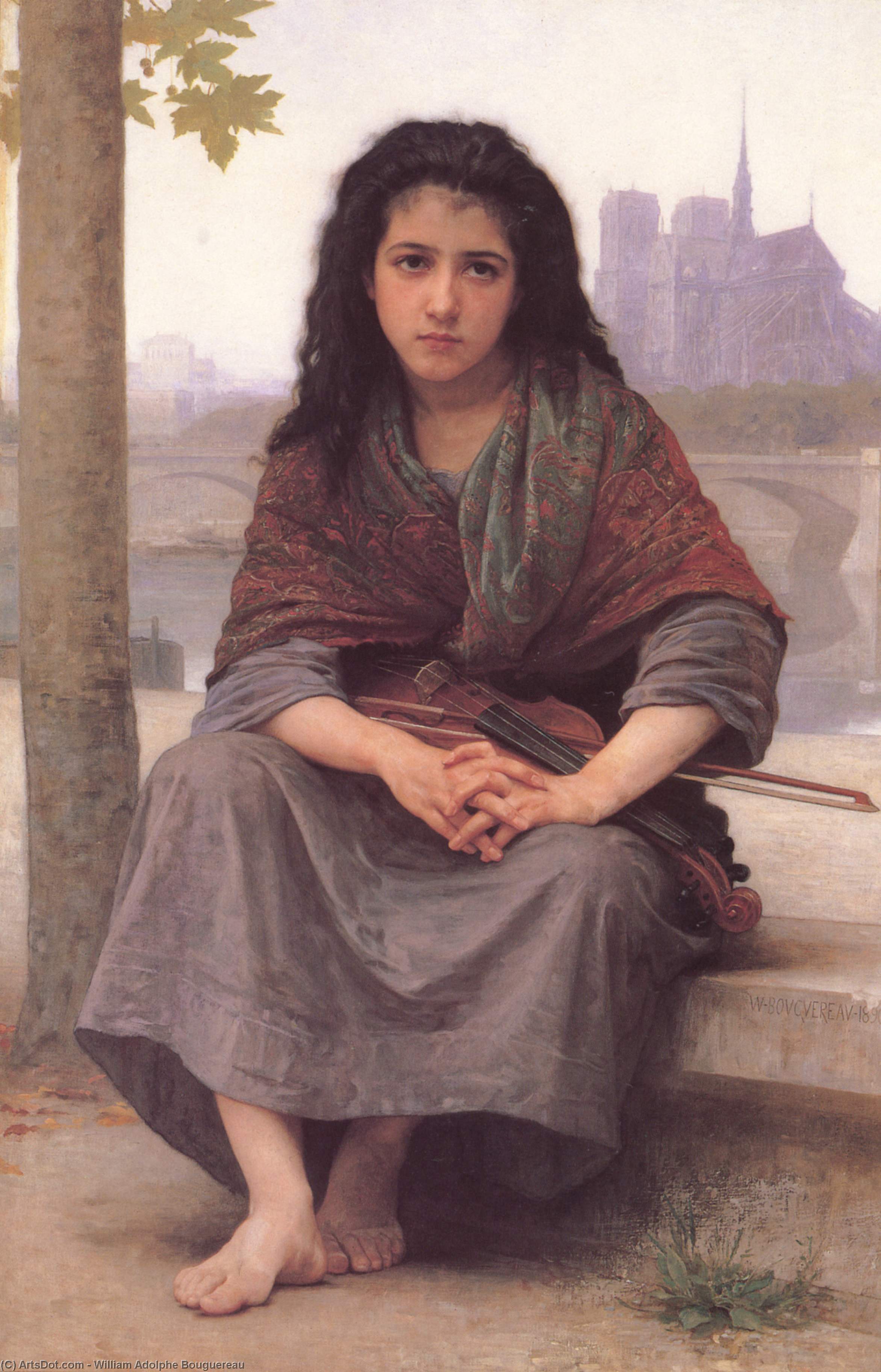 Le Bohemienne — William-adolphe Bouguereau