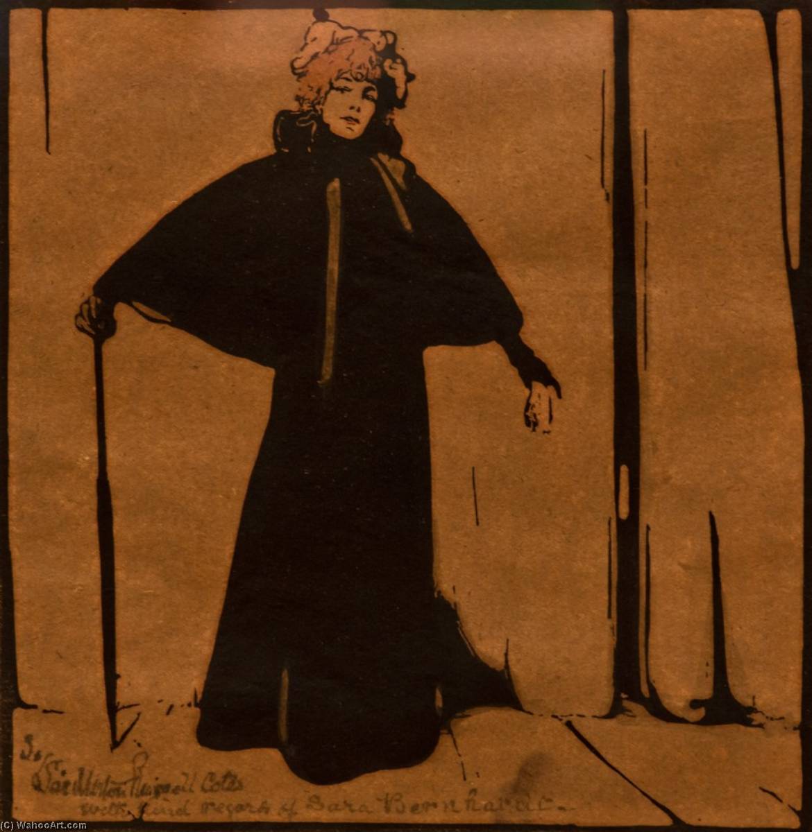 Sara Bernhardt (1844–1923) — Sir William Nicholson