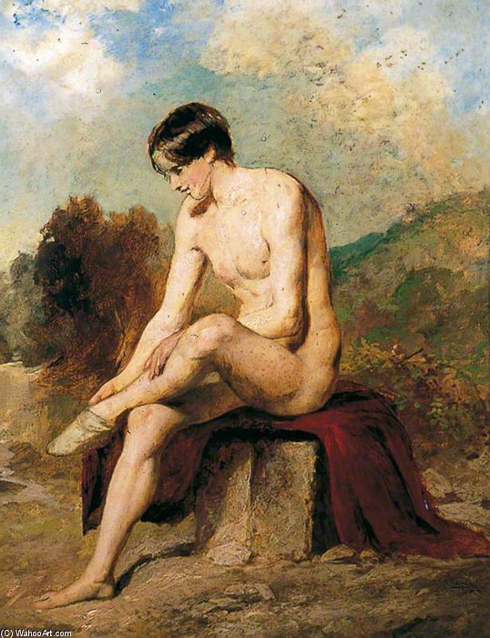A Bather — William Etty